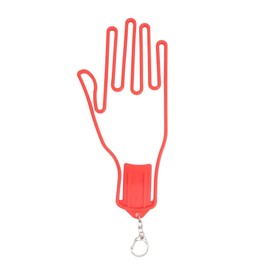 Hokushin Trading HTC Golf Glove Hanger Red S-XL [8.7 - 10.2 inches (22 - 26 cm)] With Hook WGS005