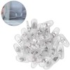 20 Pairs Soft Inserted Type Anti-Slip Nose Pads Glasses Sunglasses