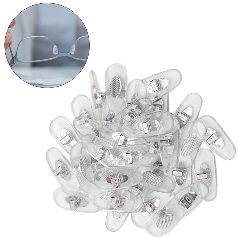 20 Pairs Soft Inserted Type Anti-Slip Nose Pads Glasses Sunglasses