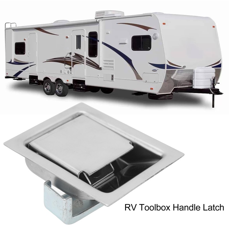 RV Toolbox Handle Latch 84 X 68mm 304 Stainless Steel