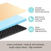 MARTHA STEWART Comfort Anti Fatigue Strie Medallion Tile Kitchen Mat,