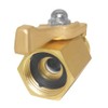 Joywayus Brass 3/4"GHT Female x Male Thread Garden Hose Ball