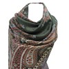 GFM Mosaic Design Pashmina Style Scarf (MSC-A), s13-ghjtn-olive