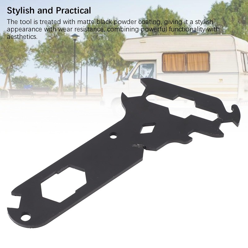 Black Multitool with 14 in 1 Separate Rigger Tools Steel