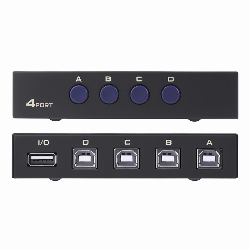 E06CS USB 2.0 Switch 4-Port - 4 in 1 Out