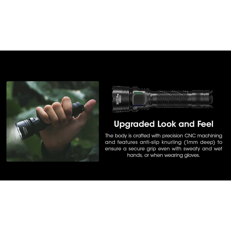 Nitecore MH25 PRO Long Throw Rechargeable Flashlight -3300 lumens, 771