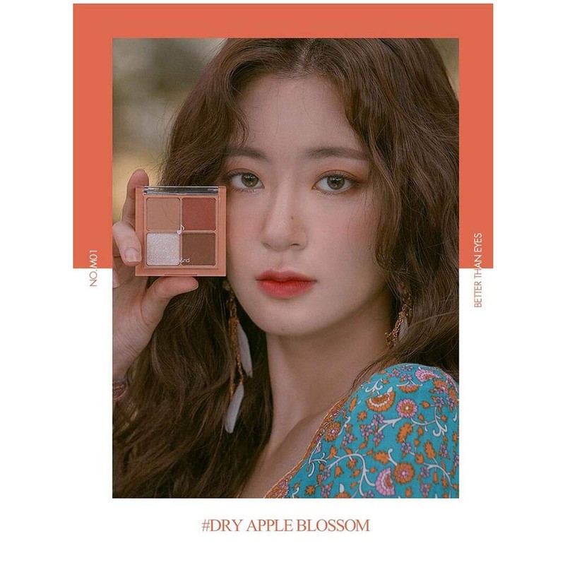 rom&nd #M01 Dry Apple Blossom Eyeshadow 0.2 oz (6.5 g)