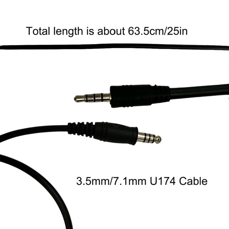 YASHALY 3.5mm and 7.1mm U174 Conversion Cable for U94 PCI