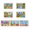 UOPJDD 7 Pieces Wooden Puzzle, Cartoon Animal Puzzle, Creative Puzzle