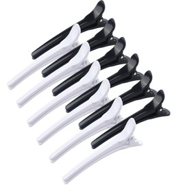 Reayou Hair Clips 12Pcs Durable Big Bite Alligator Clip Set Professional Plastic Hair Clips for Easy Styling and Sectioning