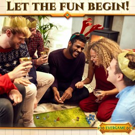 10 DND Game Mats and a lot More - Includes 6 Dungeons & Dragons Board Game Battle Maps (1" Square Grid), Huge Size 22x26-4 3D Battle Arenas, 140+ Reusable Stickers, 4 Markers & Eraser, by EverGame