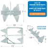 Better Boat Boat Box Anchor for Boats Small Folding Anchor