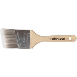 60mm / 2.5 inch Fabricoat Paintbrush – Angled Cutting In Paint Brush - Firm Bristled Brush With Wooden Handle - Use To Apply Fabricoat Fabric Paint
