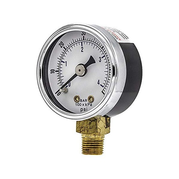 PIC Gauge 101D-158D Dry Filled Utility Bottom Mount Pressure Gauge
