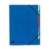 Exacompta Europa 7-Part Organiser 400gsm Pressboard A4 Blue