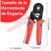 Sendowtek Kit de Terminales para Cable, Alicates Alambre Engarzado(1200pcs)
