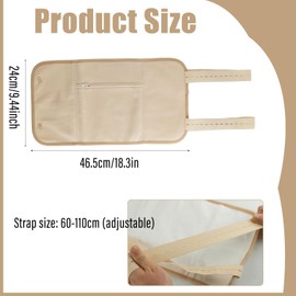 Castor Oil Pack, Castor Oil Pack Wrap Kit, Reusable Castor Oil Compress Wrap, Organic Castor Oil Pack for Liver Detox with Storage Bag for Aid Sleep Digestive Constipation (Castor Oil Not Included)