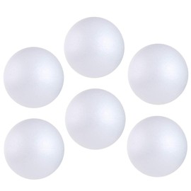 CCINEE 6PCS 6 Inch White Foam Balls Polystyrene Craft Balls Foam Balls for Art, Craft, Household, School Projects and Christmas Easter Party Decorations Supply