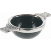 Wentworth Pewter - Horn and Pewter Quaich Whisky Tasting Bowl