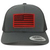 Armycrew Gorra de malla con diseño de bandera americana, color
