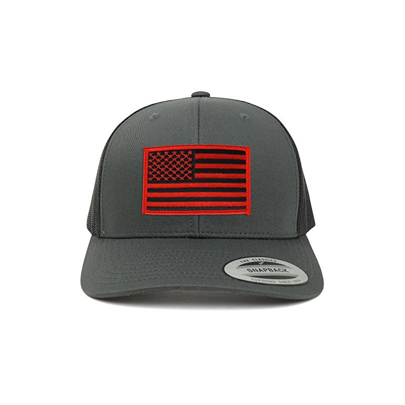 Armycrew Gorra de malla con diseño de bandera americana, color
