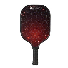 Pickleball Paddles - Fiberglass Surface Pickleball Racket with Edge Guard, Lightweight Design，USAPA Approved for Indoor & Outdoor Play - Premium Pickleball Racket for All Skill Levels (1 Paddle)