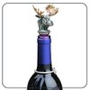 Moose Bottle Stopper with Brass Antlers | Bottle Topper for