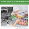 Turntable Fridge Organiser, 360° Rotating Turntable Rectangular Lazy Susan Multifunctional
