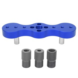 Woodworking Dowel Drill Guide

Jig Positioner Aluminum Alloy 6/8/10mm Hole Opener ToolBlue