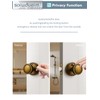 SORWDUERM 1 Pack Antique Brass Bronze Door Knob Interior Privacy
