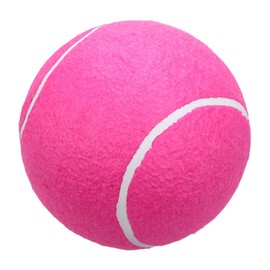 VICASKY 1pc Inflatable Tennis Ball Inflatable Ball Large Tennis Pink Bouncy Outdoor Outdoor Pink