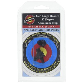 Specialty Archery Hooded Peep Black 1/4 in.