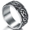 Jude Jewelers 9mm Vintage Stainless Steel Celtic Knot Ring Biker