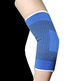 One Pair (2 Pack) Elastic Elbow Support Elastic Compression Bandage for Tennis, Sports, Tennis, Golf, One Size for Men and Women