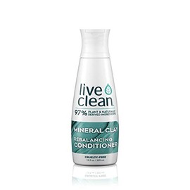 Live Clean Conditioner, Rebalancing Mineral Clay, 12 Oz (Pack of 4)