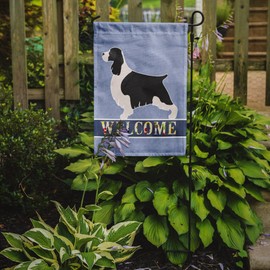 Caroline's Treasures BB8273GF English Springer Spaniel Welcome Flag Garden Size, Small, Multicolor