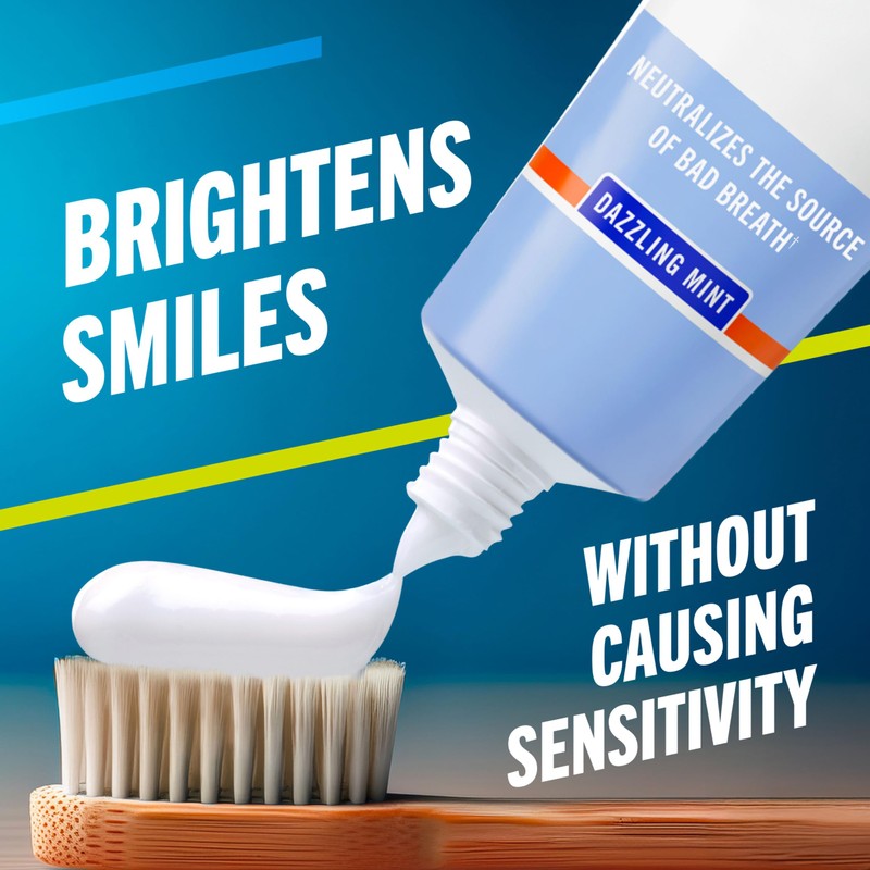 TheraBreath Whitening Toothpaste, Gentle Peroxide-Free Teeth Whitening in 1 Week