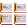 MakerHawk 3.7V Lipo Battery 1000mAh 803040 Rechargeable Lithium Polymer Battery