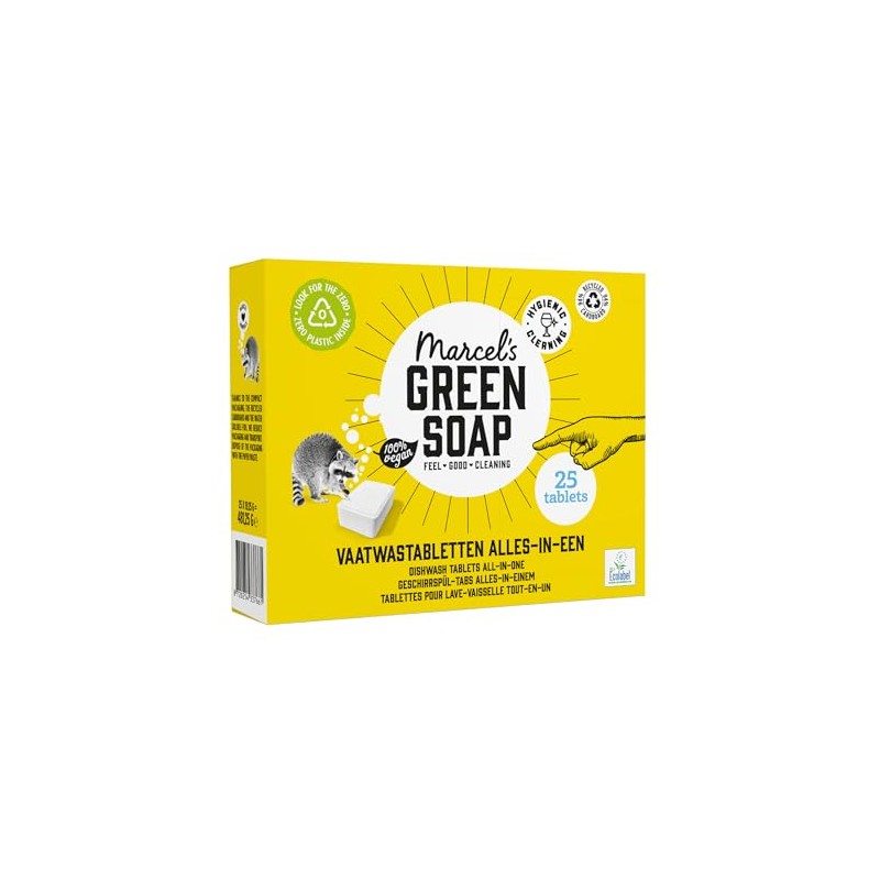 Marcel's Green Soap - All-in-One Dishwasher Tablets - Dishwasher Tablets