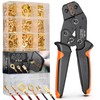 Preciva Crimping Tool Set for Spade Connector, 0.5-1.5mm²/22-16 AWG Wire