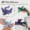 GemmiCho 3D Printed Dragon with Wings, Crystal 3D Printed Dragon,