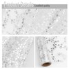 Table Runner Christmas Stars Table Runner Transparent Silver 28 cm