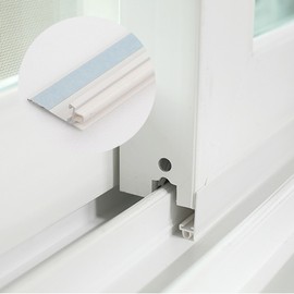 1m PVC Window & Door Gap Seal Weatherstrip - Draft Blocker for Sash & Frame PVC Gray 1m 3ea