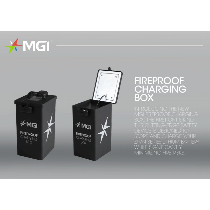 MGI Fireproof Charging Box (Compatible Zip & Ai Series)