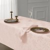 Romanstile Jacquard Rectangle Tablecloth, Waterproof Elegant Damask Rose Pattern Table