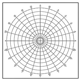 Geyer Instructional Products 503013 Dry Erase Peel and Stick Graph, Low-Tac (repositionable), Polar