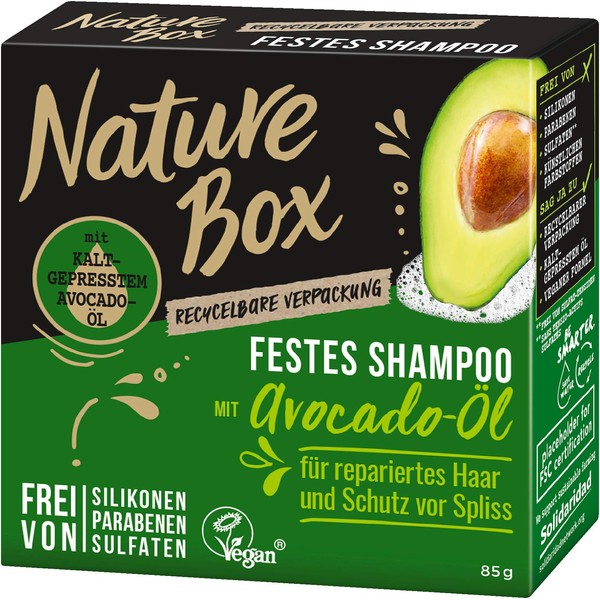 Nature Box Avocado Oil Firm Shampoo, 85g