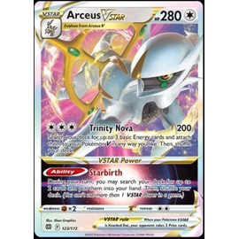 Arceus VSTAR 123/172 Brilliant Stars - Ultra Rare Pokemon Card