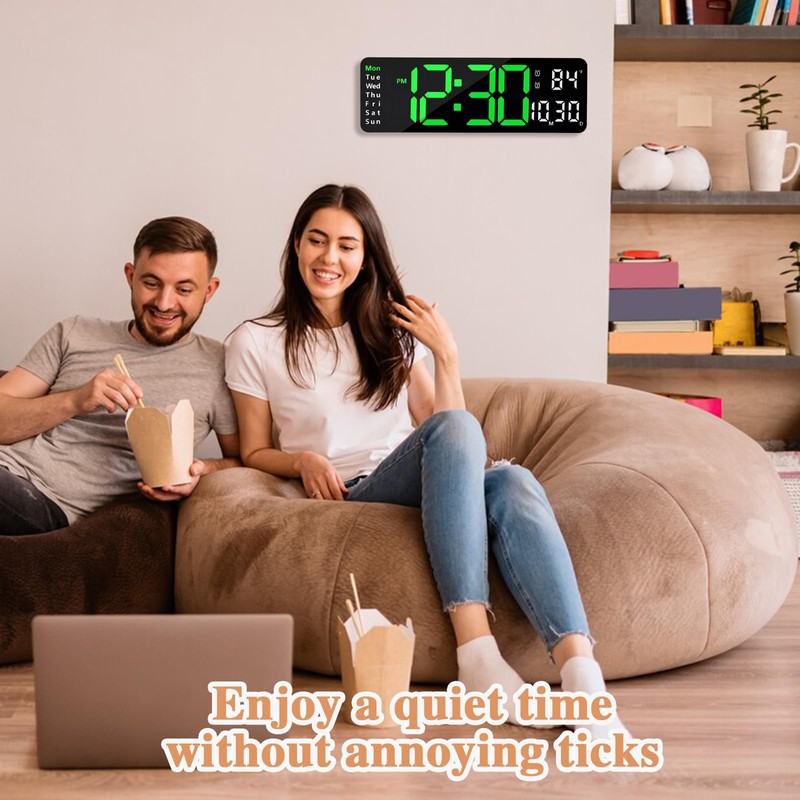 13 inch/16 Inch Digital Wall Clock, LED Wall Clock, Large