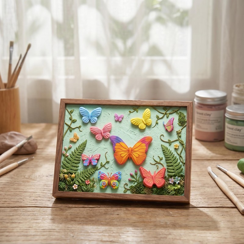 Butterfly Silicone Molds Butterfly Polymer Clay Mold Set of 4